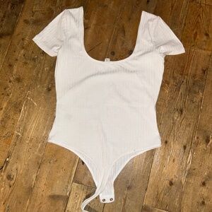 White bodysuit from Garage